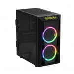 Gamdias TALOS E1 Black Steel - Plastic - Tempered Glass Mini Tower Computer Case